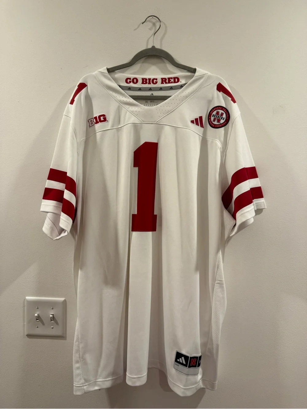 Adidas Nebraska Football Jersey 3x